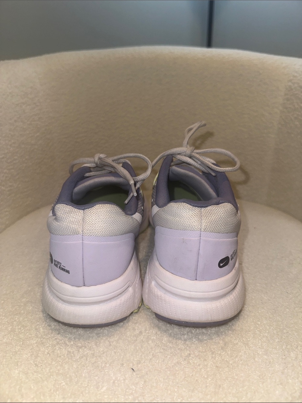 Nike Zoom Span Women's Gray & Lilac Running Sneakers - Picture 5 of 10